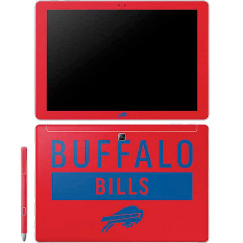 NFL Buffalo Bills Red Performance Series Galaxy Book 12in Skin